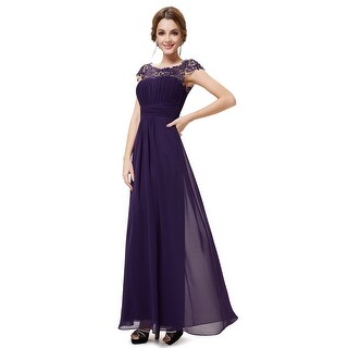 purple evening dresses
